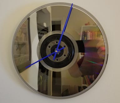Laserdisc clock